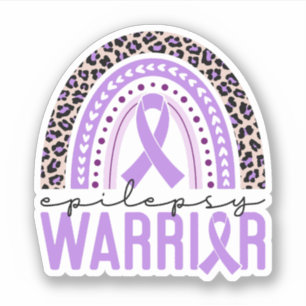 Epilepsie Warrior Epilepsie Awareness Rainbow Aufkleber