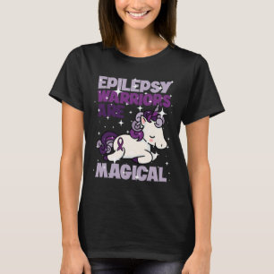 Epilepsie Warrior Epileptic Day Lila Unicoron Lieb T-Shirt