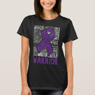 Epilepsie Warrior Family Support Geschenk Lila Ban T-Shirt