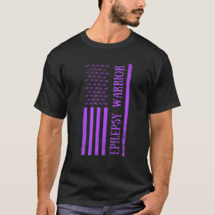 Epilepsie Warrior Lila Epilepsie Awareness Montag T-Shirt