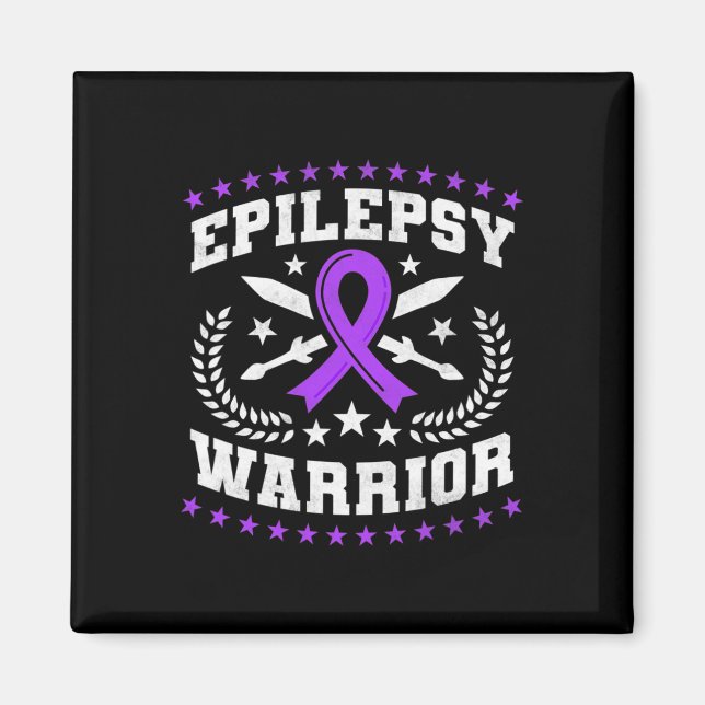 Epilepsie Warrior Magnet (Vorne)