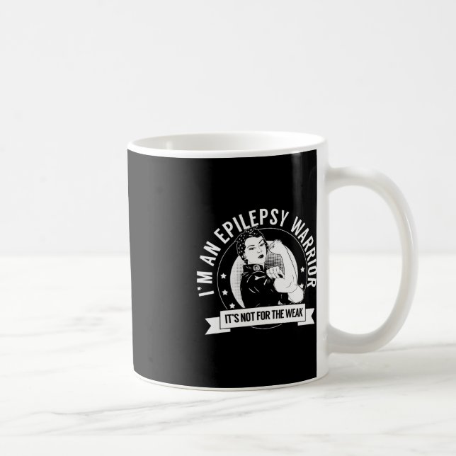 Epilepsie Warrior NFTW - Epilepsie Bewusstsein Kaffeetasse (Rechts)