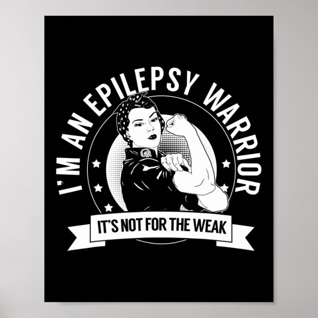 Epilepsie Warrior Nftw - Epilepsie Bewusstsein Poster (Vorne)