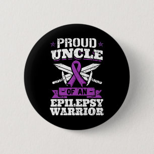 Epilepsie Warrior Onkel Epileptic Krampfanfälle Button