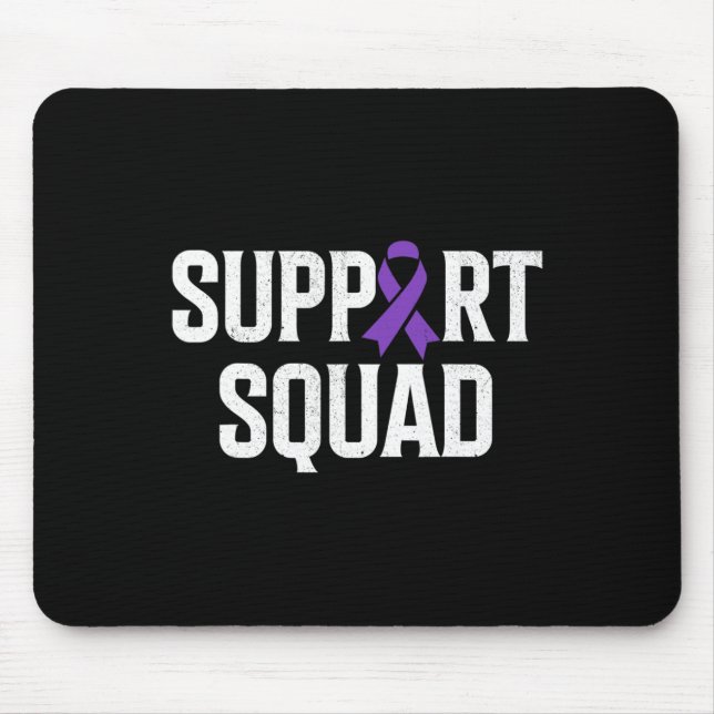 Epilepsie Warrior Support Squad Unterstützung Epil Mousepad (Vorne)