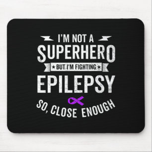 Epilepsie Warrior Survivor Sensibilisierung Lila Mousepad