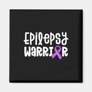 Epilepsie Warriors Kinder Lila Band-Bewusstseinswo Magnet