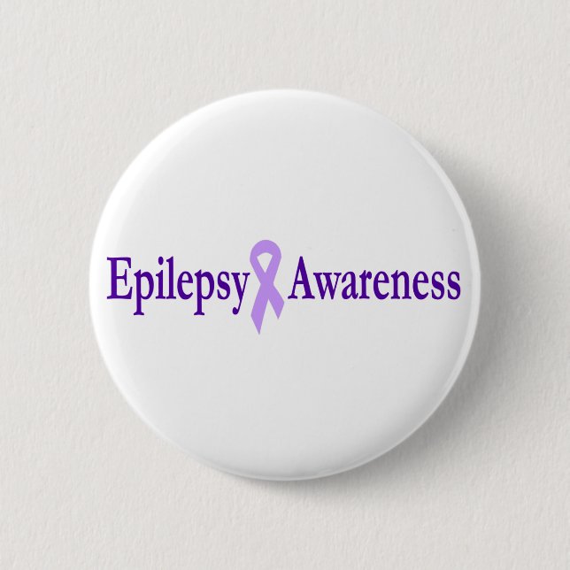 Epilepsiebewusstsein Button (Vorderseite)