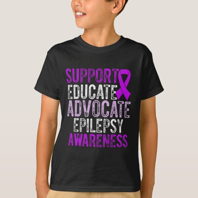 Epilepsy Awareness Epileptic Warrior Survivor 10  T-Shirt (Vorderseite)