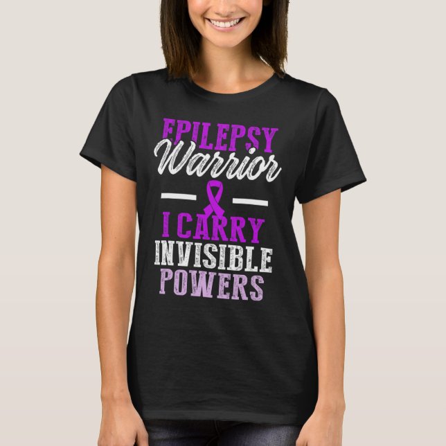 Epilepsy Awareness Epileptic Warrior Survivor 11  T-Shirt (Vorderseite)