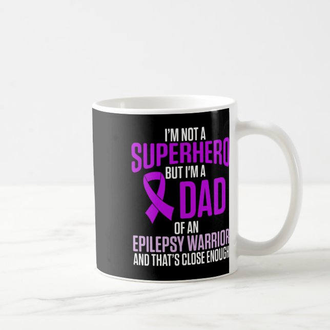 Epilepsy Awareness Epileptic Warrior Survivor 24  Kaffeetasse (Rechts)