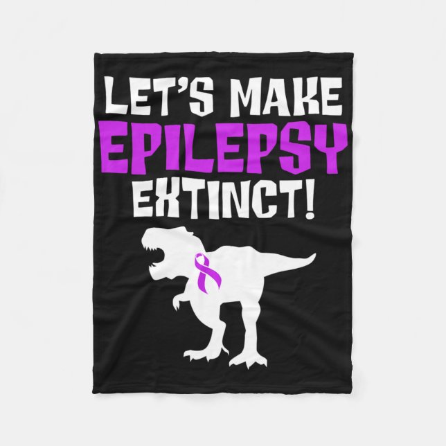 Epilepsy Awareness Make Epileptic Warrior Survivor Fleecedecke (Vorderseite)