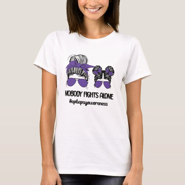 Epilepsy Awareness Month | Epilepsy Warrior Family T-Shirt (Vorderseite)