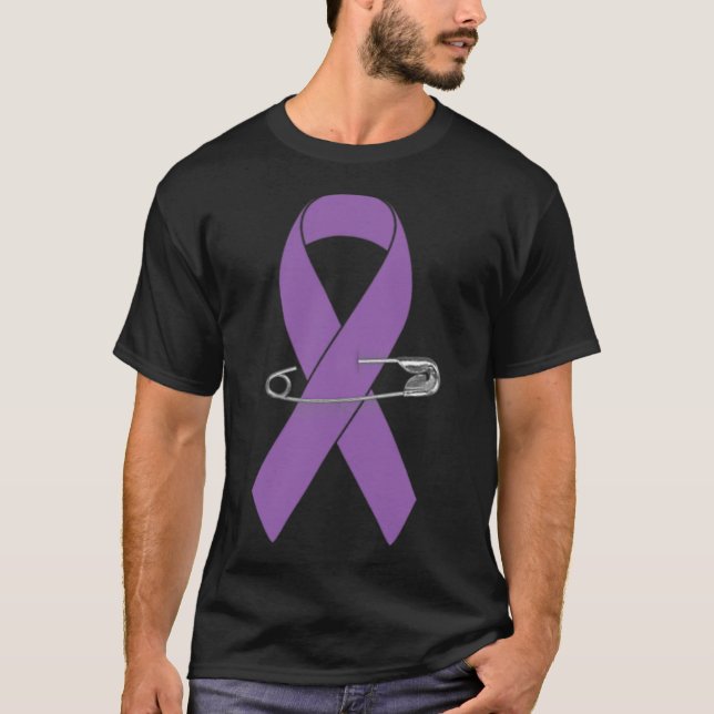 Epilepsy Awareness Walk Supporter Ribbon  T-Shirt (Vorderseite)