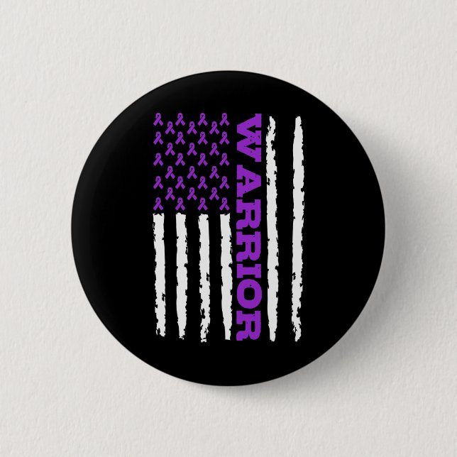 Epilepsy Awareness Warrior  Button (Vorderseite)
