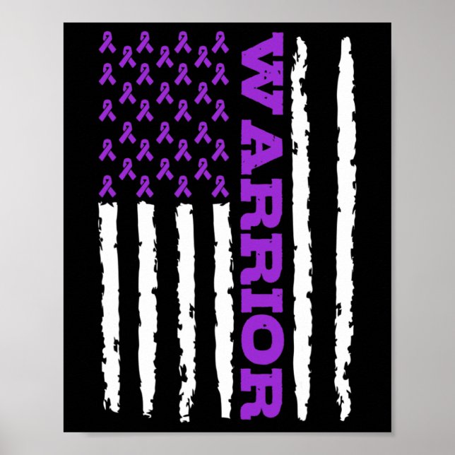 Epilepsy Awareness Warrior  Poster (Vorne)