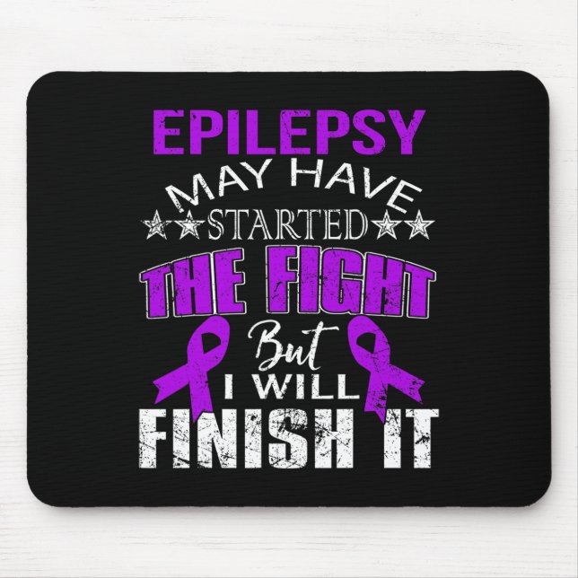 EPILEPSY BEGANN DEN KAMPF, DEN ICH MIT SHIR BEENDE MOUSEPAD (Vorne)