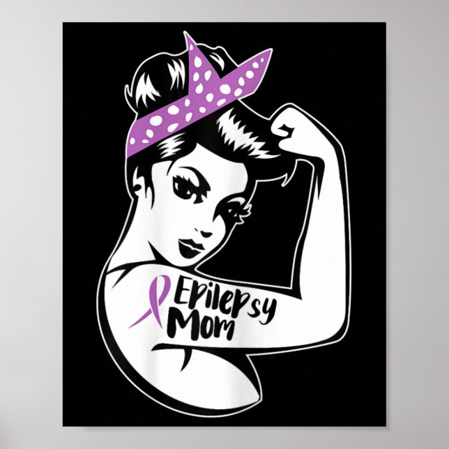 Epilepsy Support - Epileptic Awareness Epilepsy Mo Poster (Vorne)