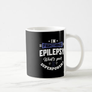 Epileptischer Krieger und Lila Ribbon-Epilepsie Aw Kaffeetasse
