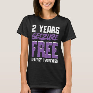 Epileptischer Krieger und Lila Ribbon-Epilepsie Aw T-Shirt