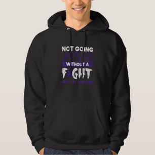 Epileptischer Krieger & Violettes Band Epilepsiebe Hoodie