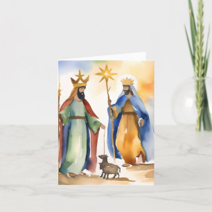 Epiphany oder Three Kings Day B - 6. Januar Feiertagskarte