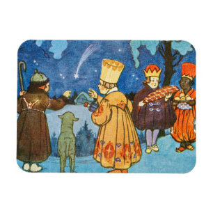 Epiphany Three Kings from East von Zdenek Guth Magnet