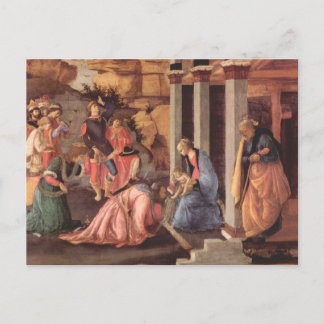 Epiphany von Botticelli Postkarte