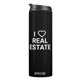 Epique I Heart Real Anwesen Black Tumbler Thermosbecher