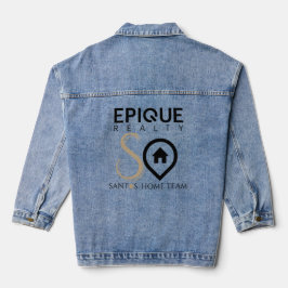 Epique Realty x Santos Zuhause Team Women's Denim Jeansjacke