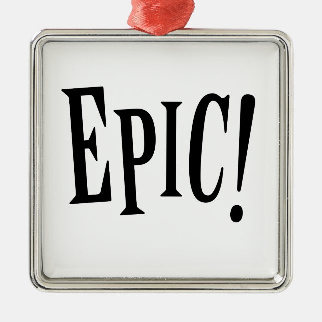 Episch Silbernes Ornament (Vorne)