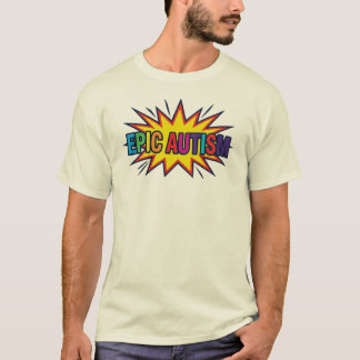 Epische Autismus-Sternenexplosion Farbige T-Shirt
