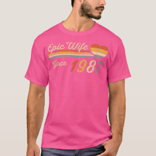 Epische Ehefrau seit 1987 35. Hochzeitstag 35 T-Shirt