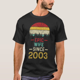 Epische Ehefrau seit 2003 Ehepaar 20. Hochzeit Ann T-Shirt