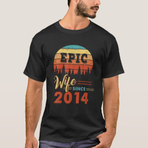 Epische Ehefrau seit 2014 7. Hochzeitstag 7 Jahre T-Shirt
