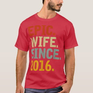 Epische Ehefrau seit 2016 Ihr 6. Hochzeitstag T-Shirt