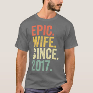 Epische Ehefrau Seit 2017 5. Hochzeitstag 5 Jahr T-Shirt