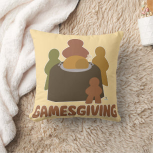 Epische Gamesgiving-Spaß-Thanksgiving-Boardgamer-K Kissen