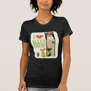 Epische Gassenkatzen Lustige Retro-Cartoon-Kunst-D T-Shirt