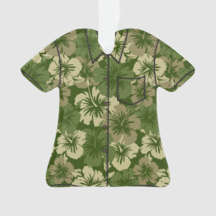 Epische Hibiskus-Hawaiian-Blumen-Aloha-Hemd Ornament
