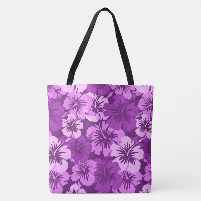 Epische Hibiskus Hawaiian Floral Aloha Beach Bag (Vorderseite)