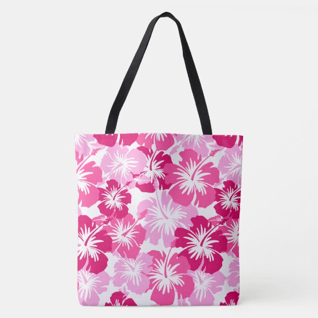 Epische Hibiskus Hawaiian Floral Aloha Beach Bag (Vorderseite)