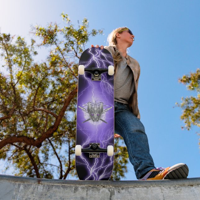Epische Kriegerkatze Skateboard (Außenbereich 1)