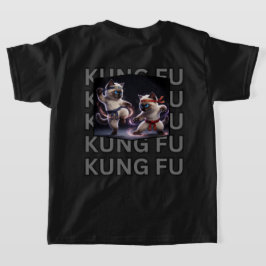 Epische Kung-Fu-Siamesische-Kätzchen-Campfes-Grafi T-Shirt