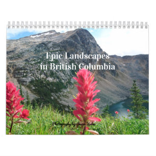 Epische Landschaften im British Columbia Kalender