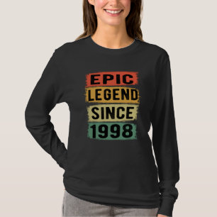 Epische Legende seit 1998 Vintage 1998 Geburtstags T-Shirt