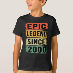 Epische Legende seit 2000 Vintage 2000 Geburtstags T-Shirt