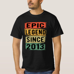 Epische Legende seit 2013 Vintage 2013 Geburtstags T-Shirt