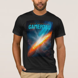 Epische leuchtende cyan-orange Spiralgalaxie im We T-Shirt