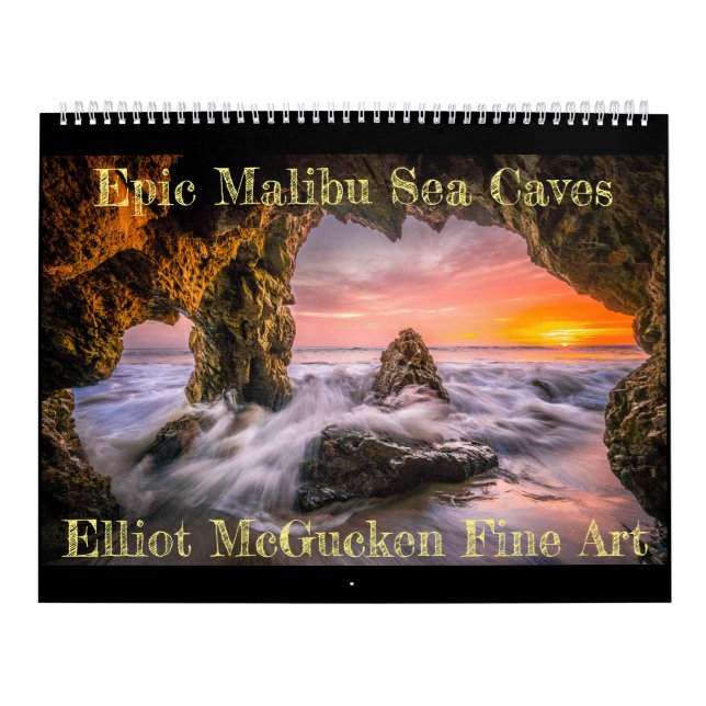 Epische Malibu-Seehöhlen: Schöne Kunst Eliots Kalender (Titelbild)